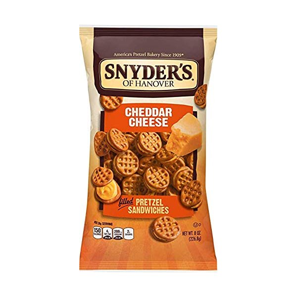 Snyder's of Hanover Pretzel Sandwiches - Cheddar Cheese - 8 oz - 2 pk