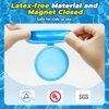 【6 Pack】WABALLO Reusable Water Balloons Fast Refillable for Kids Outdoor Activities, Magnetic latex-free Kids Pool Beach Bath Toys, Self-Sealing Water Bomb Quick Fill for Summer Party