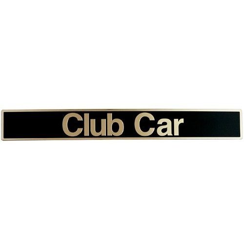 Revenge Golf Cart Parts & Accessories Club Car Precedent Golf Cart Name Plate Emblem Black/Gold