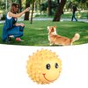 JOROBURO Pet Chewing Ball, Bite Resistant Teeth Cleaning Interactive Animal Shape Cat Dog Chew Toy, Latex Dog Chewing Enrichment Toys Puppy Teething Chew Toy for Dogs