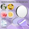 Gel-like Formula Oil-Control Primer & Setting Powder, Polvos Compactos Matte Powder for Silky Blurring Oil Control