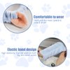 AEGYPIUS Face Wash Headband and Wristband Set, 3-Piece Set Blue Soft Coral Fleece Spa Headband for Washing Face, Headband and Wristband Set for Face Washing with Cat Ear Spa Headband and Wristband Set