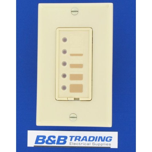 Leviton 6162-I 4 4-Level Solid State Quiet Fan Control - Ivory