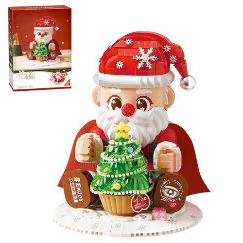 MEIEST Santa Claus Building Blocks Set,Creative Xmas Building Gift,Fantasy Building Bricks Toys,Home Decor