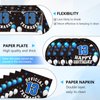 41PCS 13th Birthday Party Supplies 13th Birthday Tableware Set Birthday Party Decor Plates Napkins and Tablecloth 13th Party Dinnerware Decorations for Kids Girls Teenager Favors