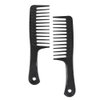 4pcs Hair Combs Wide Tooth Comb Detangle Hair Comb Styling Hair Comb for Long Hair Curly Hair (Black)