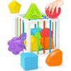 kecristv Montessori Toys for 1 Year Old Girls Boys, Baby Sorter Toys Learning Activity Cube, 1 Year Old Girl Boy Birthday Gifts, Baby Toys 6-12-18 Months, 6 Pcs Developmental Learning Toys