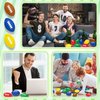 30 Pcs Mini Football Stress Ball 2.2 Inches Mini Foam Sports Ball Stress Anxiety Relief Balls Toy for Footballs Party Favors, Gift Bag Fillers, School Carnival Reward Supplies