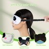 my novel things Cooling Eye Mask and Plush Sleep Mask for Girl Woman 2PCS, Cute Animal Sleeping Mask Soft Blindfold Cold Warm Eye Compress Gifting for Home Spa, Office, Morning Refreshment, Travel