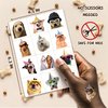 96PCS Dog Individually Wrapped Tattoos, Dog Temporary Tattoos, Dog Birthday Decoration Party Supplies, Dog Party Favor, Gifts Rewards for Boys Girls