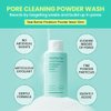 Real Barrier Porebium Powder Wash,50ml,1.76 Fl Oz, Micro-Powder Particles Facial Cleanser, Exfoliator for Sensitive Skin, Impurities, Dead Skin Cells Ceramide Solution, Deep Cleansing, Korean Skincare