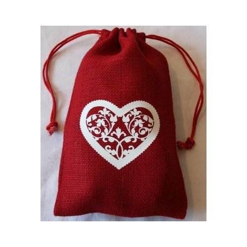Valentine Chocolate Gift Bag (Milk Chocolate Pecan Caramel Clusters) One Full Pound