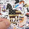 AOWDIAO 100 Pieces Horse Stickers, Horse Riding Stickers Pack for Water Bottle, Laptop, Car, Luggage, Horse Gifts for Girls Women Kids
