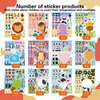 24 PCS Make a Face Stickers for Kids - Make Your Own Stickers Animal Mix and Match Sticker Sheets with Safaris, Sea and Farm Animals for Kids Party Favor Supplies Craft Activities Ages 3+