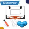 Dilabnba 7Inch Mini Rubber Replacement Basketball for Toddlers Adults, Toddler Soft Beach Pool Balls, Bouncy Ball Sports Party Game for Kids(3PCS)