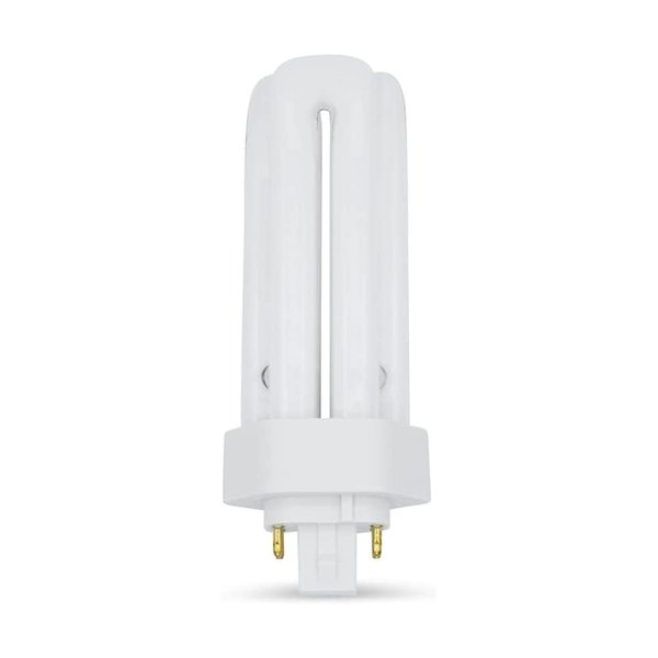 Technical Precision 32W Bulb Triple Tube Compact Fluorescent Light Bulb Replacement for Panasonic FHT32E35 Light Bulb T4 4 Pin CFL Bulb with GX24Q-3 Base - 3500K Neutral White - 2400 Lumens