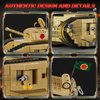 itshWOee Update Movable Tank Building Set for Boys 8-14, WW2 Military Building Toys, Collectible Mark VIII Army Model to Build and Display, Birthday Gifts Ideal for Adults, Fans