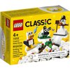 LEGO Classic Creative White Bricks 11012 Building Kit; Toy Building Set for Creative Play with 3 Build Ideas, Including a Snowman, Sheep and Seagull; Great for Kids Aged 4 and Up, New 2021 (60 Pieces)