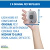 The Bell and Howell Ultrasonic Pest Repeller plug in device Complete Kit 6 Pack, Effectively Aids to repel mice, bugs, Rats, Rodents, Mosquitos, roaches, Spiders and Ants Chemical, odor and sound free
