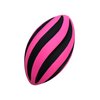 LMC Products Spiral Foam Football - Soft Foam Football for Kids - Each Quality Kids Football is 9 Inches - Adult & Toddler Football Youth - Small Football (Pink & Black)