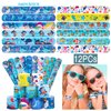 118PCs Under the Sea Party Favors Ocean Sea Animals Keychain Ring Stamps Tattoos Drinking Straws Cute Sea Animal Party Favors for Kids Birthday Party Supplies Goodie Bag Fillers