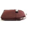 Women 100% Pure Leather Cigarette Case Lighter Match Pocket Zipper Coin Pouch -4 Color (Wine)