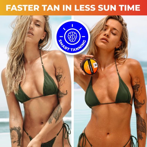 BYROKKO Shine Brown Tanning Oil 7.1 Fl Oz, Tan Accelerator Cream, Use it as Indoor Tanning Lotion for Tanning Beds or Outdoor Sun, Faster Tanning with Premium Natural Ingredients