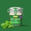 THE DIRT Tooth Powder - Natural Fluoride-Free Toothpaste Alternative, Vegan - Essential Oils & Bentonite Clay (Super Mint, 51g: 6 Month Supply)