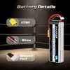 HRB 4S 5000mAh Lipo Battery XT90 50C 14.8V RC Lipo Battery Compatible with RC Car Truck Helicopter Airplane Quadcopter Boat