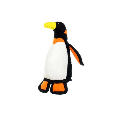 TUFFY - World&#39;s Tuffest Soft Dog Toy - Zoo Junior Penguin - Squeakers - Multiple Layers. Made Dur...