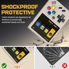 SKRVGOJFG Silicone Case for Miyoo Mini V4 Handheld Game Console, Anti-Slip, Shock Proof, Soft Protective Case for Miyoo Mini V4 with Lanyard - White