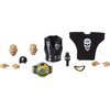 WWE MATTEL Ultimate Edition Stone Cold Steve Austin Action Figure, 6-in / 15.24-cm, with Interchangeable Heads, Swappable Hands & Entrance Gear for Ages 8 Years Old & Up