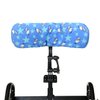 Adjustable Wheelchair Headrest Cover with Elastic Rope for Electric Power Wheelchair Users