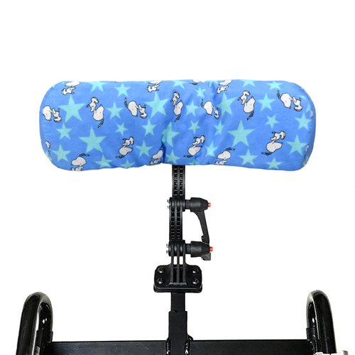 Adjustable Wheelchair Headrest Cover with Elastic Rope for Electric Power Wheelchair Users