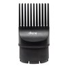 Diane Universal Blow Dryer Comb Attachment for Straightening, Detangling, Volumizing, and Styling, Fits Most Hair Dryers with 2” or Smaller Barrels, Blac
