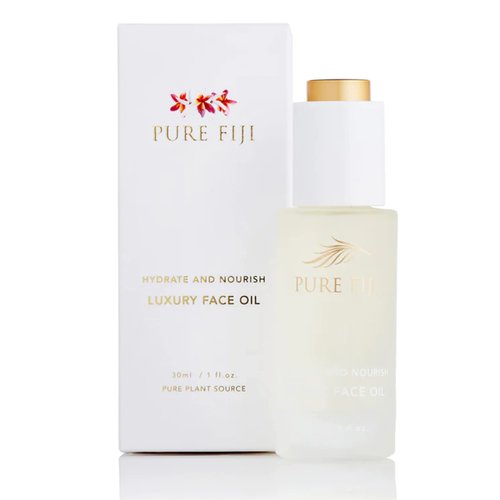 PURE FIJI Hydrate &amp; Nourish Luxury Face Oil Face Moisturizer for Women, Skin Brightening Serum - ...