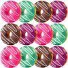 Donut Squishies Party Supplies - (Pack of 12) 3 Inch Slow Rising Squishy Toy Donuts for Kids, Squeeze Ball and Stress Relief Donuts for Decorations and Themed Birthday Party Favors