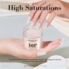 AZUREBEAUTY Dip Powder - Nude Shimmer Color 2Oz/56g, Shiny Nude Kin Tones Neutral Dipping Powder Crystal French Nail Art Starter Manicure Salon DIY Home Gift