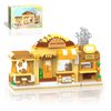 Tenhorses Bakery Building Set, Cute Friends Series Baking Shop Building Kit for Girls 6-12, Street View House Architecture Toys Creative Gift for Kids (290Pcs)