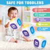 Toys for 1+ Year Old Boy Girl, Bilingual Learning Cube with Music & Light, Early Learning Musical Baby Toys 12-18 Month, Educational Toy for Toddler Age 1-2, Christmas Birthday Gifts for Kids Aged 1+