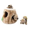 Outward Hound Hide A Squirrel Plush Dog Toy Puzzle, Medium