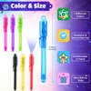 Joycover Invisible Ink Pen, 28PCS Spy Pen for Kids with UV Light Magic Marker for Secret Message, Birthday Party Favors for Kids, Classroom Prize Goodie Bag Stuffers, for Boys Girls