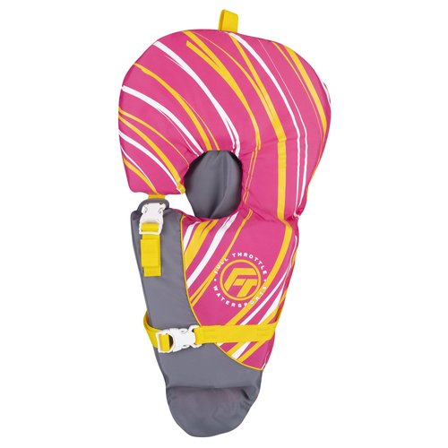 Full Throttle Infant Baby-Safe Life Jacket, Pink, Model Number: 104000-105-000-15