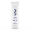 Native Sunscreen SPF 30, Zinc Oxide Dermatologist Tested Suitable for Sensitive Skin & Hawaii Compliant, 5 Ounces | Unscented Sun Protection Lotion, Lightweight & Smooth
