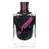 ILNP Jet Setter - Black-Based Pink Magnetic Holographic Nail Polish
