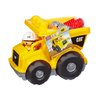 MEGA BLOKS Cat Toddler Blocks Building Toy Set, Lil’ Dump Truck with 7 Pieces and Storage, 1 Figure, Yellow, Ages 1+ Years