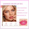 Sea-Maid Magic Color Changing Lip Oil, Hydrating Lip Glow Oil V2, Gloss Tinted Lip Balm Transparent Lip Care, Long Lasting Nourishing Non-sticky Fresh Texture