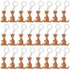 CiciBear 24 Pack Keychains Party Favors for Kangaroo Birthday Baby Shower Woodland Animals Party, Goodie Bag Stuffer, Kids Birthday, Carnival Rewards