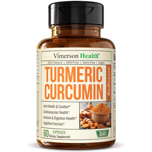 Turmeric Curcumin & Black Pepper Extract. High Absorption Joint Support Supplement with Bioperine. 95% Curcuminoids. Antioxidant Turmeric Supplement for Inflammation Balance & Immune Support. 1200mg