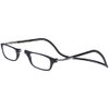 Clic Magnetic Reading Glasses, Computer Readers, Replaceable Lens, Original Long, (M-L, Black, 3.00 Magnification)